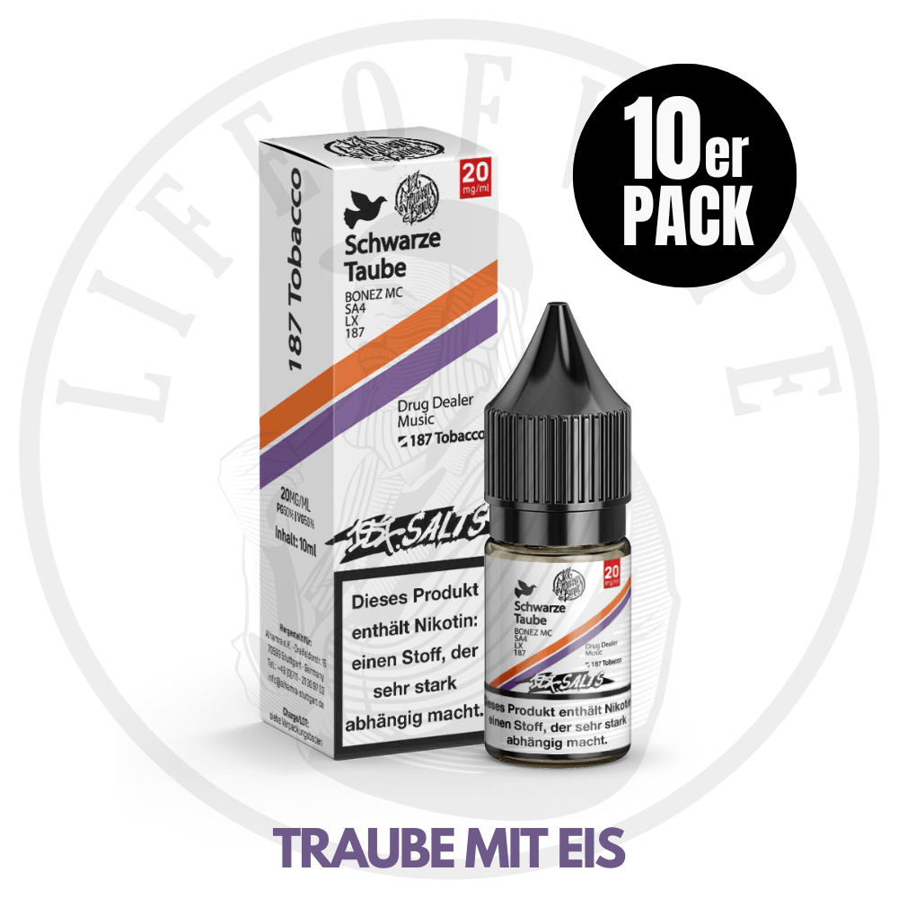 10x 187 Strassenbande E-Liquid - Sparpaket