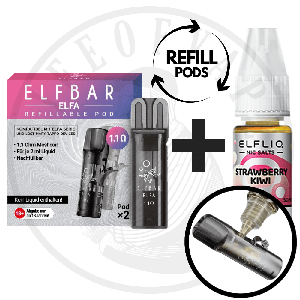 ELFLIQ 10mg/20mg x Elfa Leerpod - Kombipaket