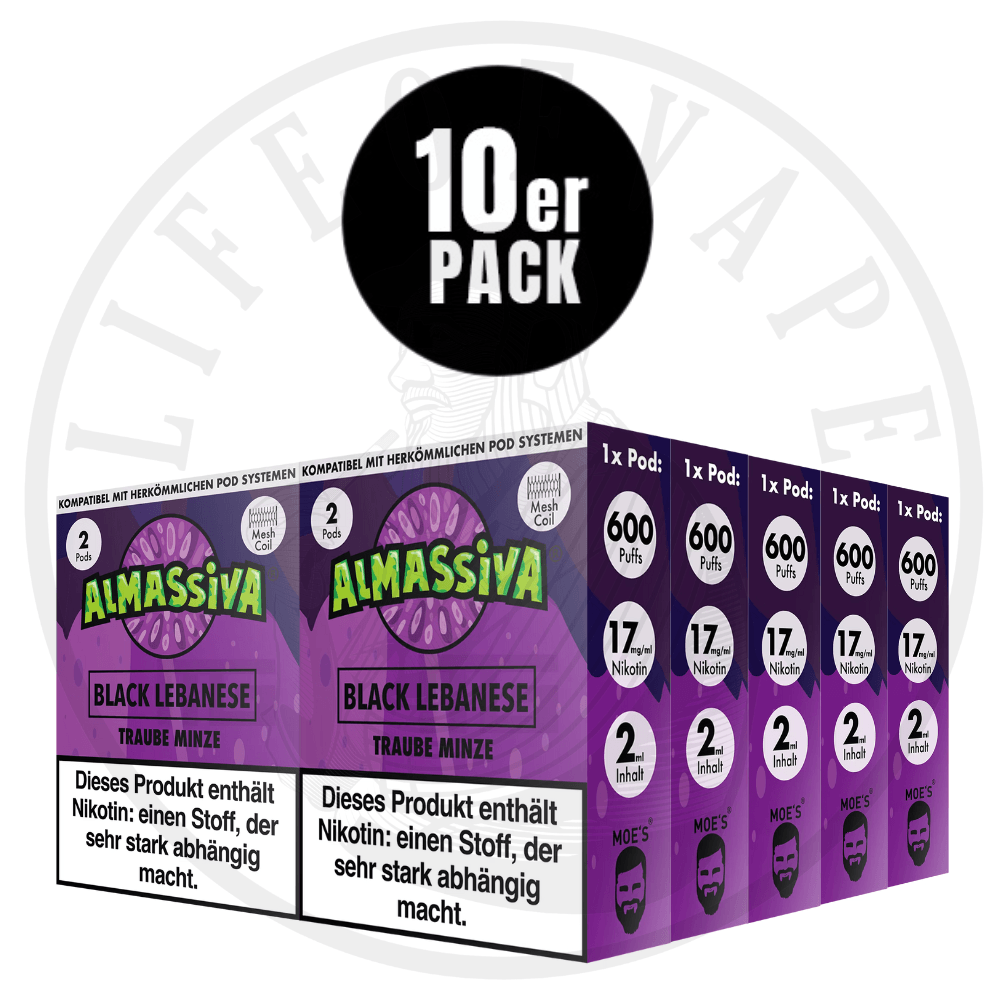 10x Al Massiva Pods 17mg - Sparpaket