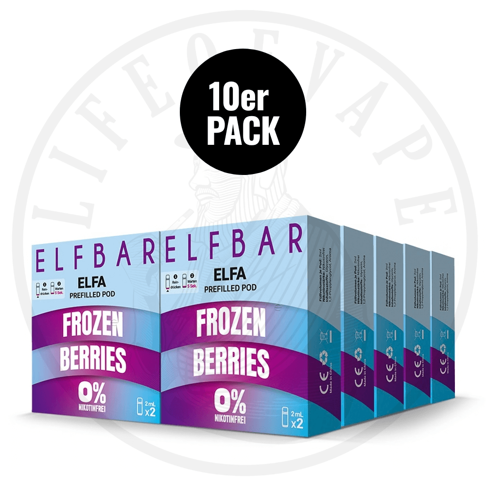 10x Elfa Prefilled Pods 0mg - Sparpaket