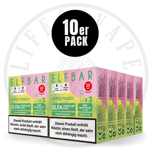 10x Elfa Prefilled Pods - Sparpaket