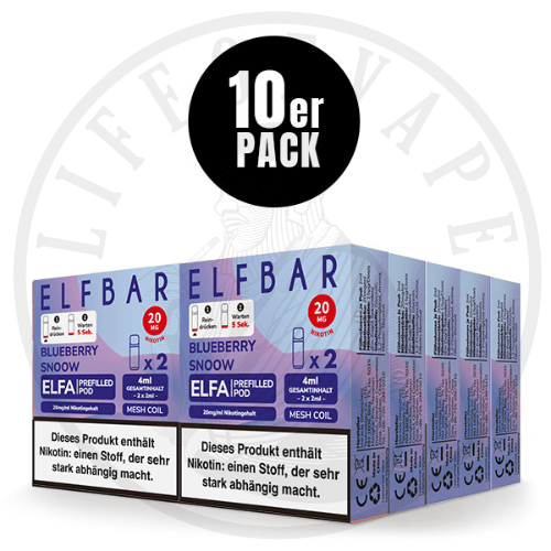10x Elfa Prefilled Pods - Sparpaket