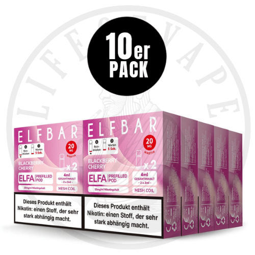 10x Elfa Prefilled Pods - Sparpaket