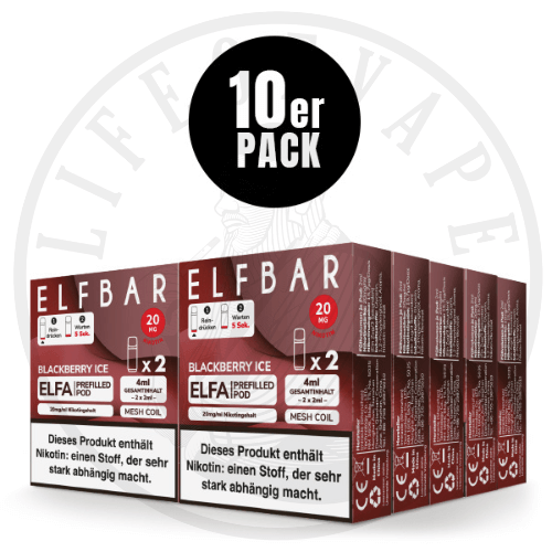 10x Elfa Prefilled Pods - Sparpaket