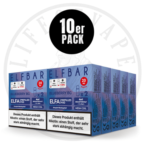 10x Elfa Prefilled Pods - Sparpaket