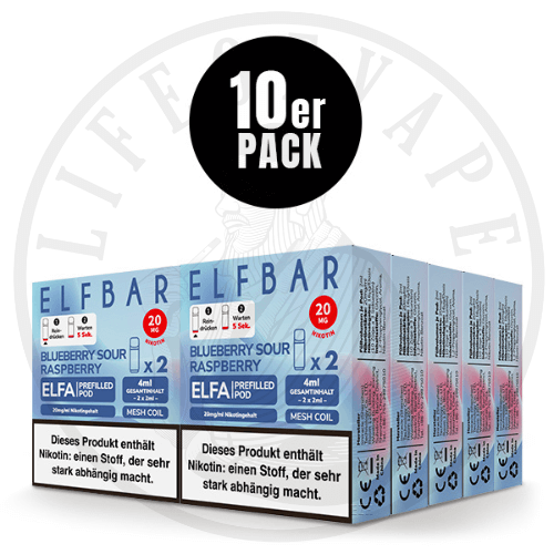 10x Elfa Prefilled Pods - Sparpaket