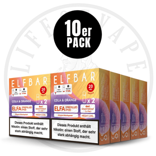 10x Elfa Prefilled Pods - Sparpaket