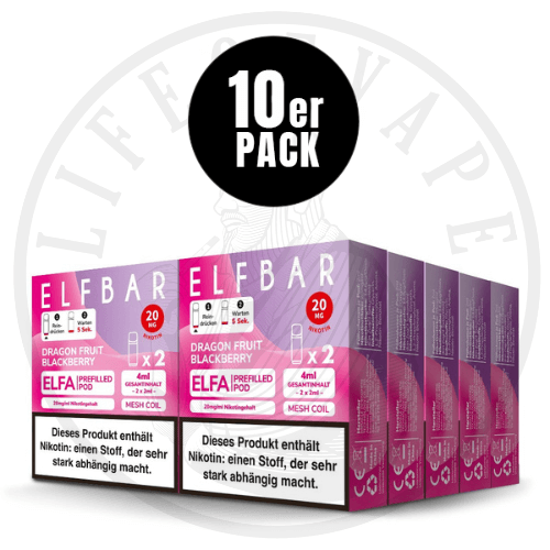 10x Elfa Prefilled Pods - Sparpaket