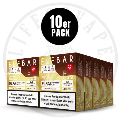 10x Elfa Prefilled Pods - Sparpaket