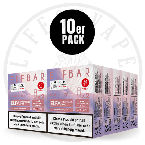 10x Elfa Prefilled Pods - Sparpaket