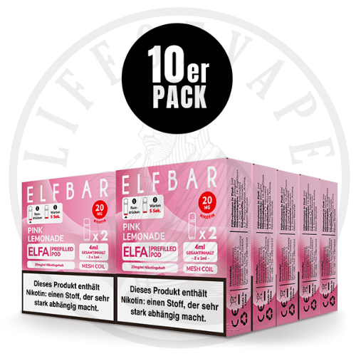 10x Elfa Prefilled Pods - Sparpaket