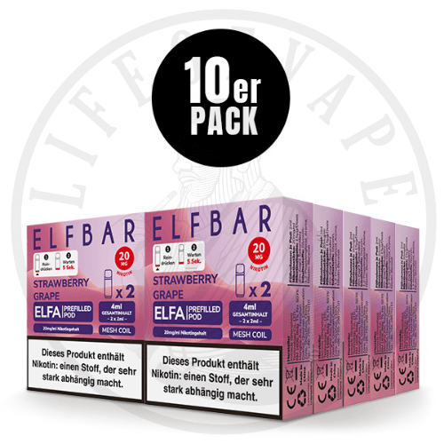 10x Elfa Prefilled Pods - Sparpaket