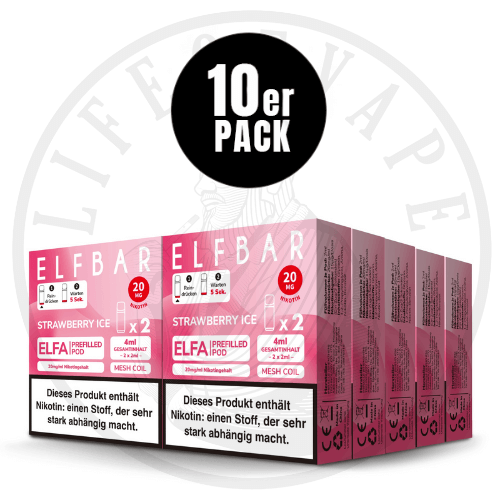 10x Elfa Prefilled Pods - Sparpaket