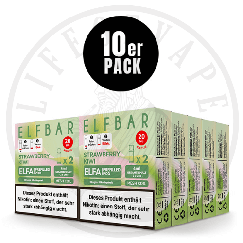 10x Elfa Prefilled Pods - Sparpaket