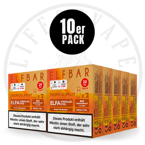 10x Elfa Prefilled Pods - Sparpaket