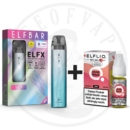 Elfx Akku Kit x ELFLIQ 20mg Starterset