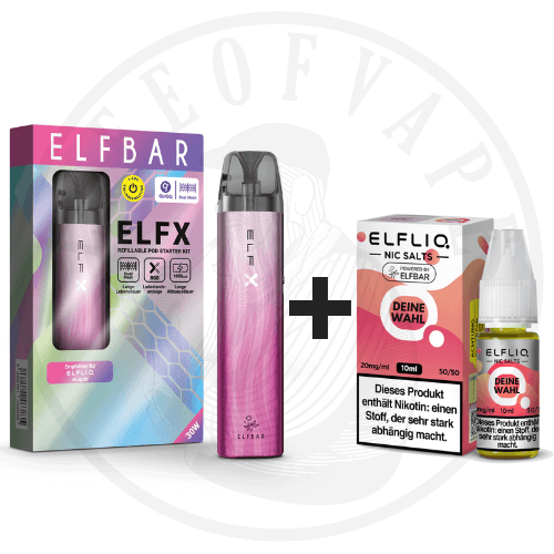 Elfx Akku Kit x ELFLIQ 20mg Starterset