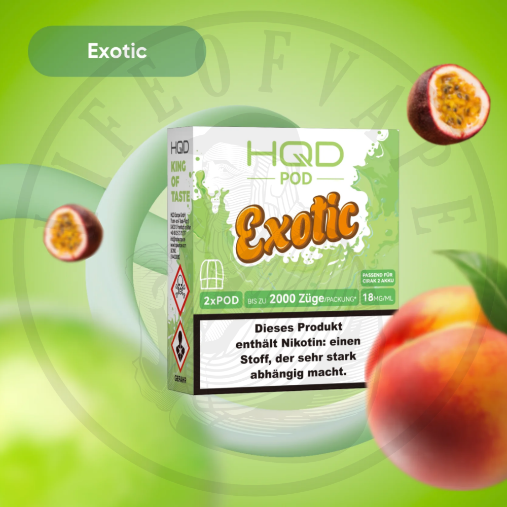 HQD Cirak 2 Prefilled Pods 18mg