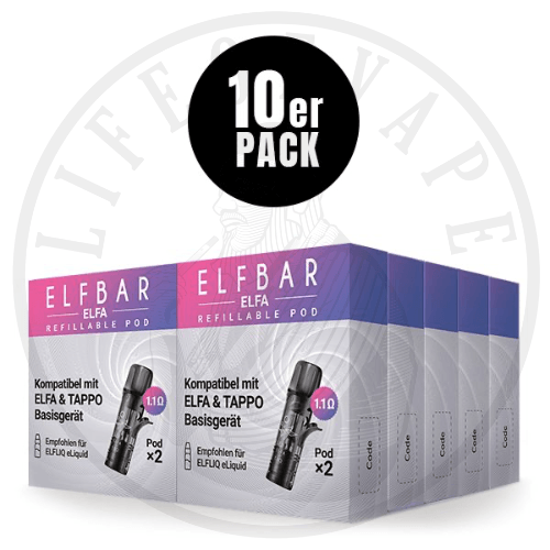 10x Elfbar ELFA Leerpods (2x) - Sparpaket