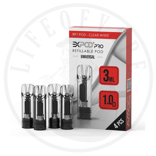 Expod Pro RP1 - 4x nachfüllbar Leerpod mit Mesh Coil