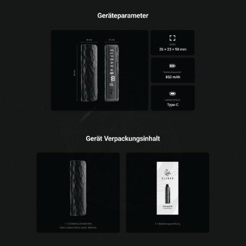 Elfa Master Akku Kit Limited Edition
