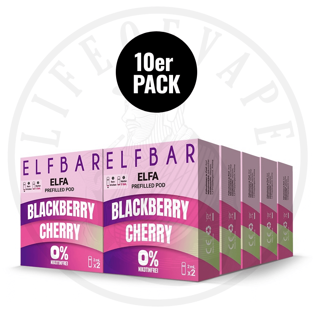 10x Elfa Prefilled Pods 0mg - Sparpaket