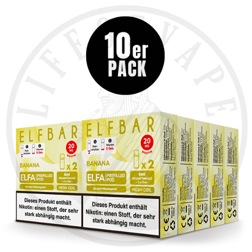 10x Elfa Prefilled Pods - Sparpaket