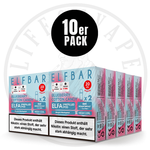 10x Elfa Prefilled Pods - Sparpaket