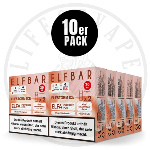 10x Elfa Prefilled Pods - Sparpaket