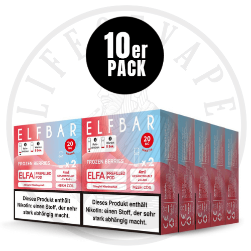 10x Elfa Prefilled Pods - Sparpaket