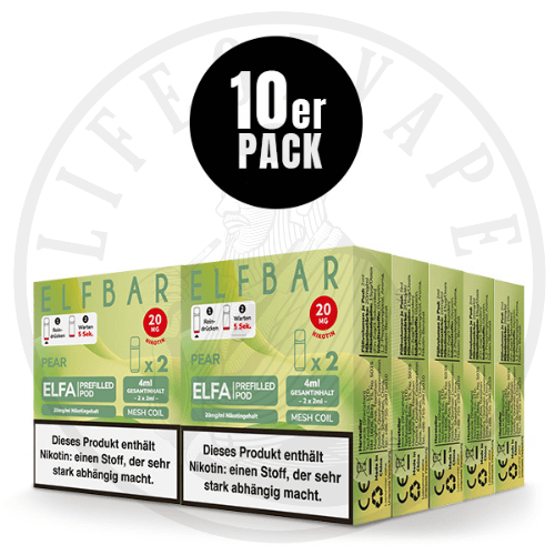 10x Elfa Prefilled Pods - Sparpaket