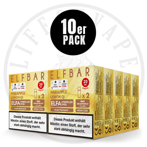 10x Elfa Prefilled Pods - Sparpaket