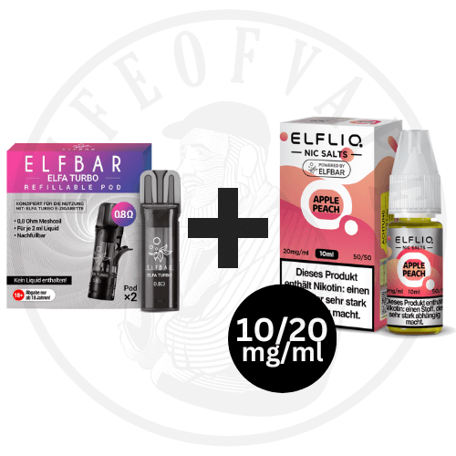 ELFLIQ 10mg/20mg x Elfa Turbo Leerpod - Kombipaket