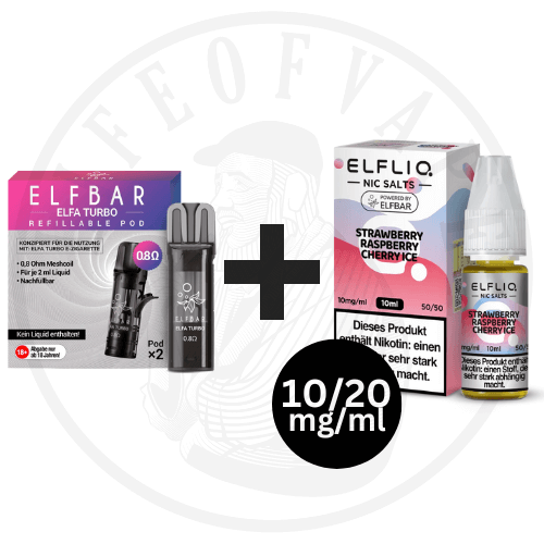 ELFLIQ 10mg/20mg x Elfa Turbo Leerpod - Kombipaket