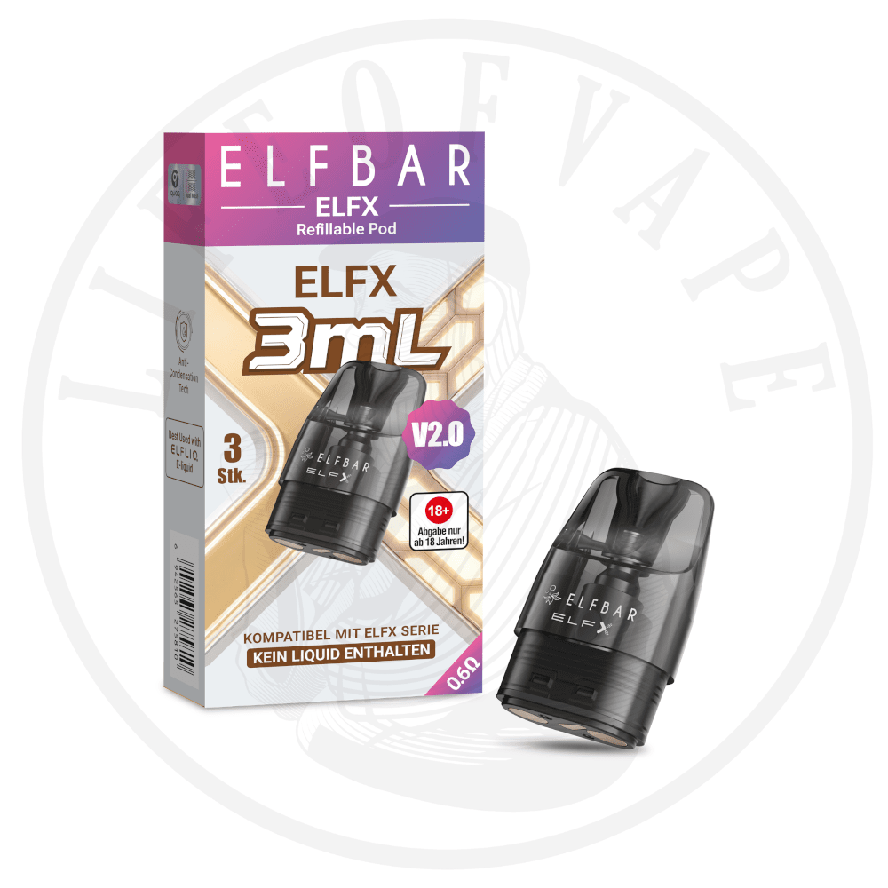 ELFX V2 - Refillable Pods - 3x3ml