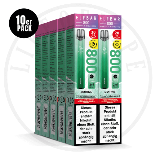 10x Elfbar 800 - Sparpaket