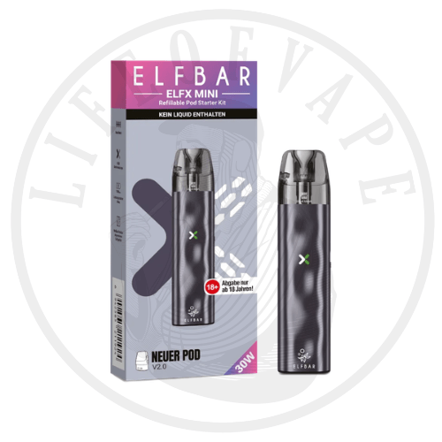 ELFX Mini kaufen | kompaktes Pod-System | 1000mAh | 30W | QUAQ DURA | 11,99 ELFX Mini kaufen | kompaktes Pod-System | 1000mAh | 30W | QUAQ DURA | 11,99