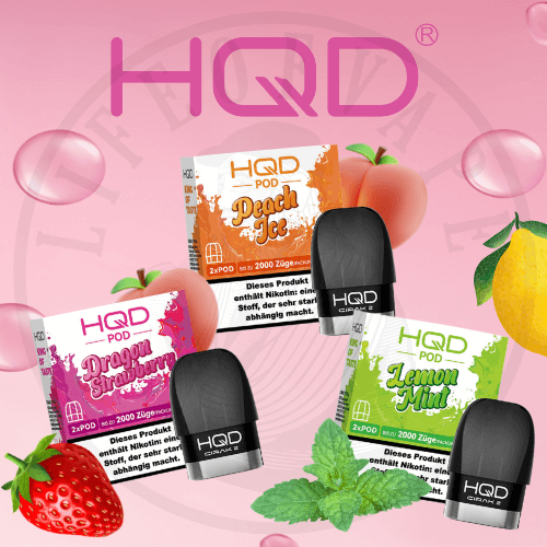 elfbar elfa master akku HQD Cirak 2 Pods Peach Ice 2er Pack