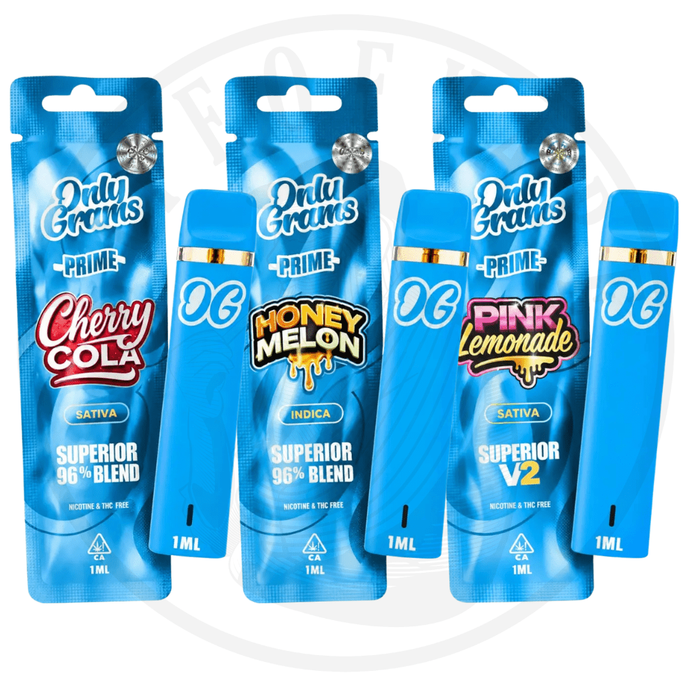Only Grams V2 - Einweg E-Zigarette - 1ml - 96% Superior