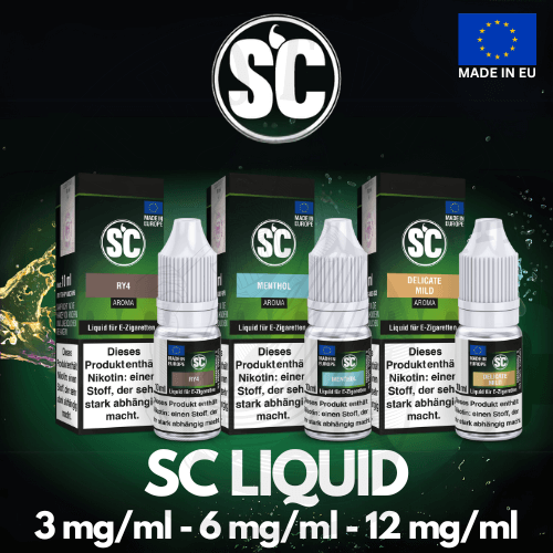 SC E-Liquid kaufen | Freebase 3-12mg | 20 Sorten SC E-Liquid kaufen | Freebase 3-12mg | 20 Sorten