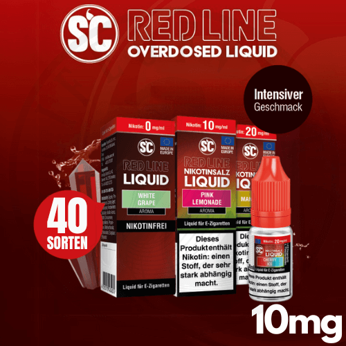 SC Red Line E-Liquid 10mg
