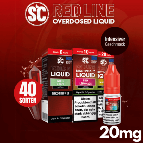 SC Red Line E-Liquid 20mg