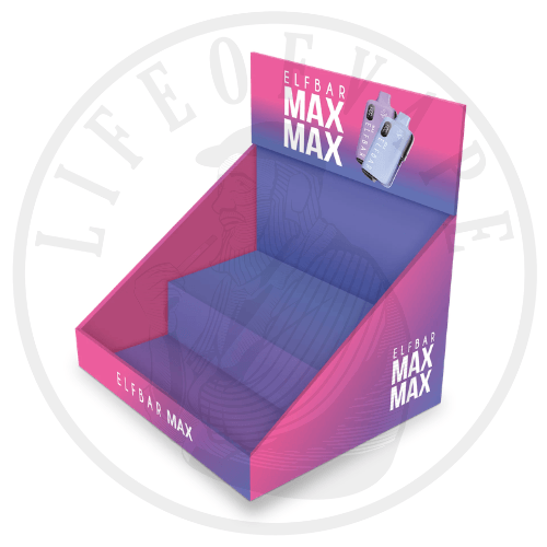 Werbeartikel Elfbar - Max Leer-Display 2 Ebenen